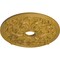 Ekena Millwork Jamie Ceiling Medallion (Canopies up to 3 7/8"), 23 5/8"OD x 3 7/8"ID x 2 1/8"P, Iridescent Gold CM23JAIGS - alternate 4